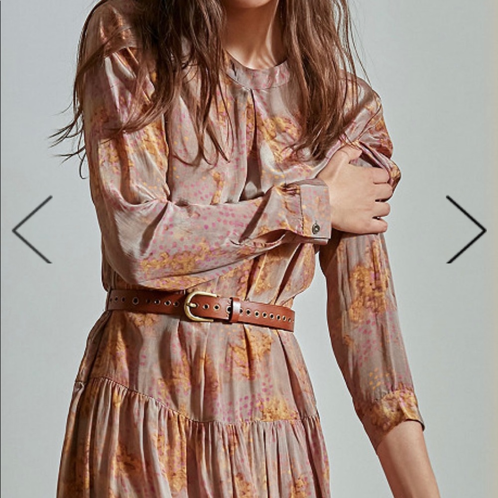 Free People Mes Desmoiselles taupe September maxi - Picture 3 of 11